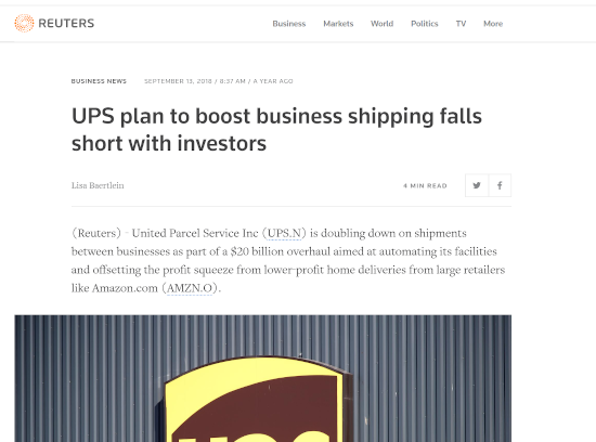 UPS News 1